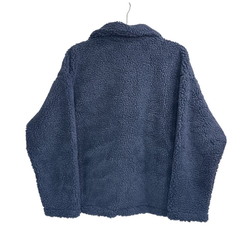 NWT Nike Sportswear Swoosh Sherpa Blue/White Jacket Women's Size L (DD5620-437) - Picture 8 of 10